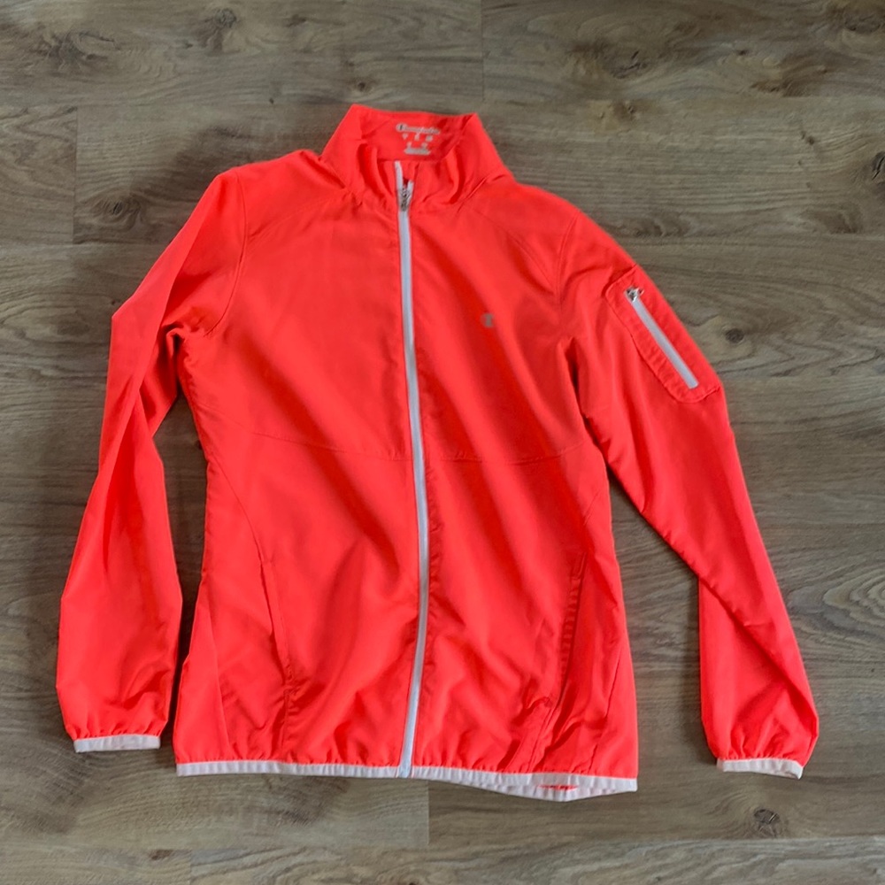 Champion neon pink windbreaker - size small